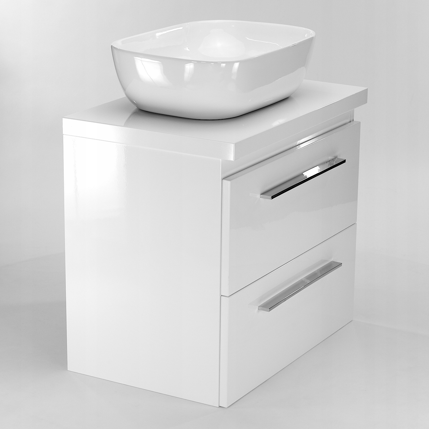 SZAFKA Z UMYWALKĄ NABLATOWĄ WISZĄCA 60CM SYCYLIA Marka Paplinskimoebel