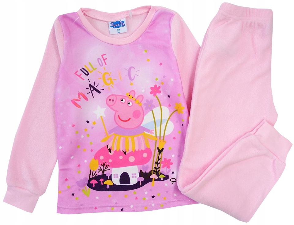 

Peppa Świnka Polar Piżama jasny róż 128 E186G