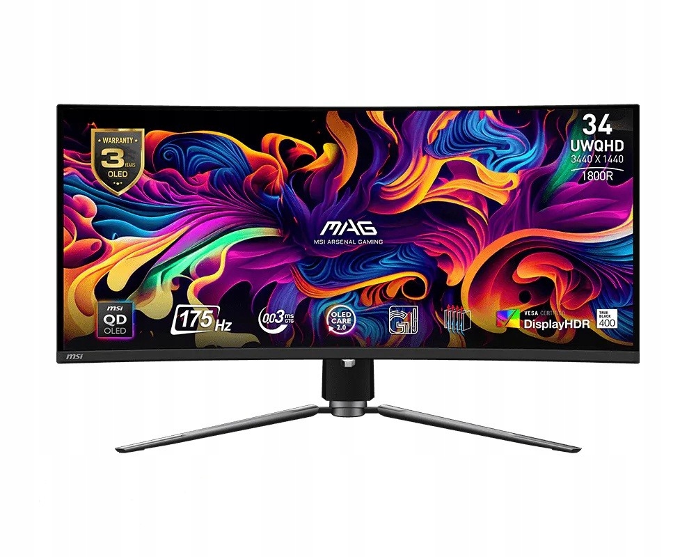 Msi Monitor Mag 341CQP Qd-oled 34