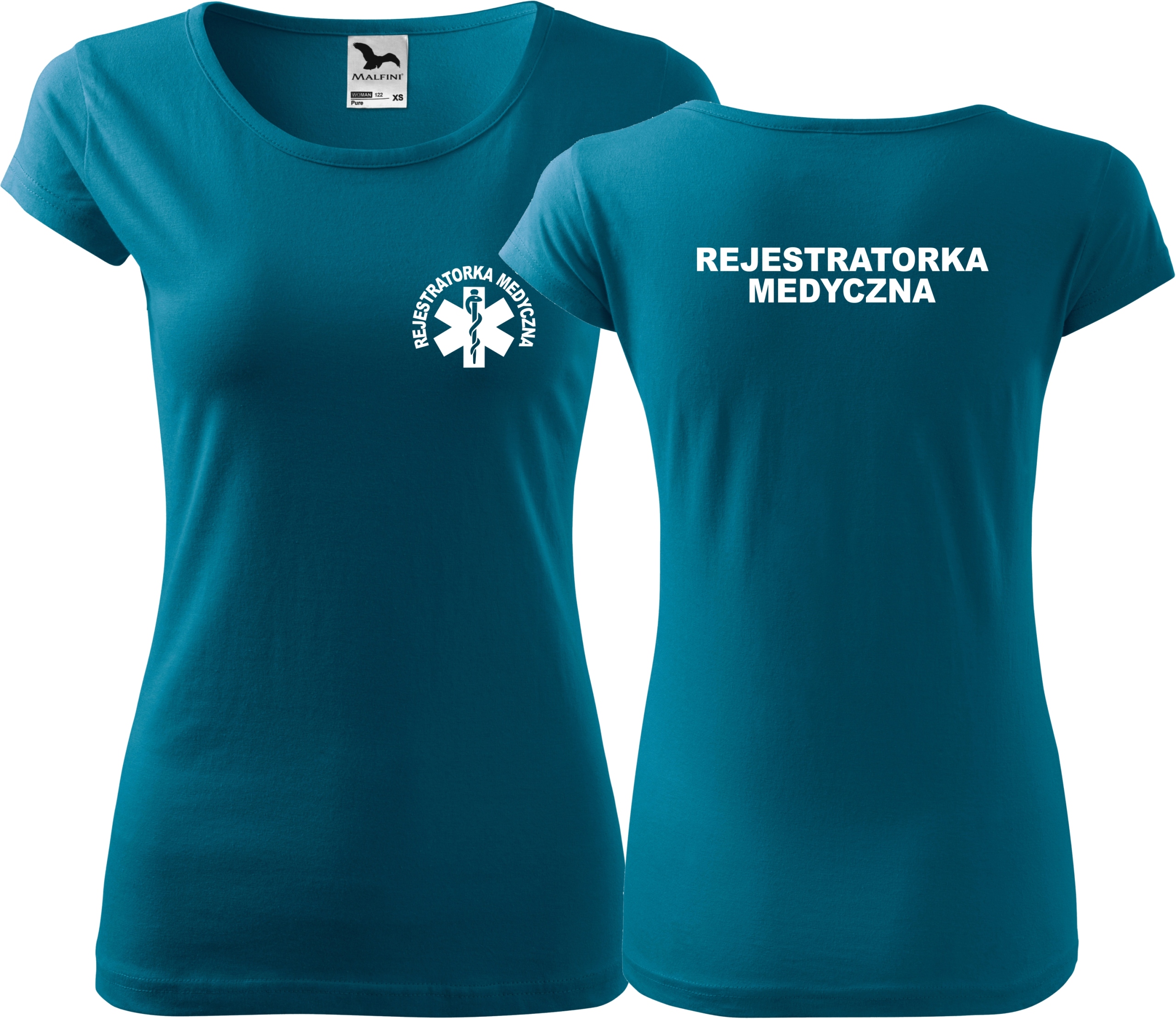 

Koszulka Pure Rejestratorka Medyczna Petrol Blue