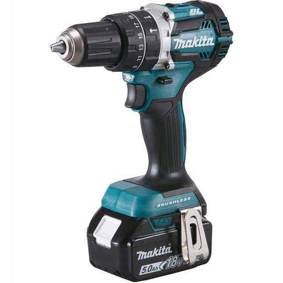 Makita DHP484RTJ aku bezuhlíkový příklepový šroubovák 18V/2*5Ah systainer