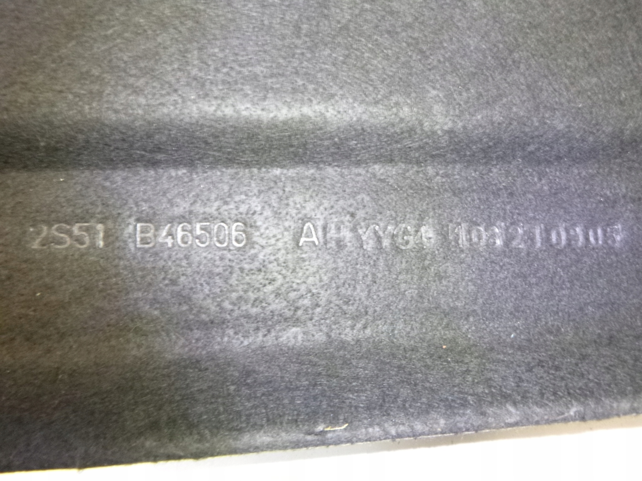 rear plato Ford Fiesta V 3D 2005r.