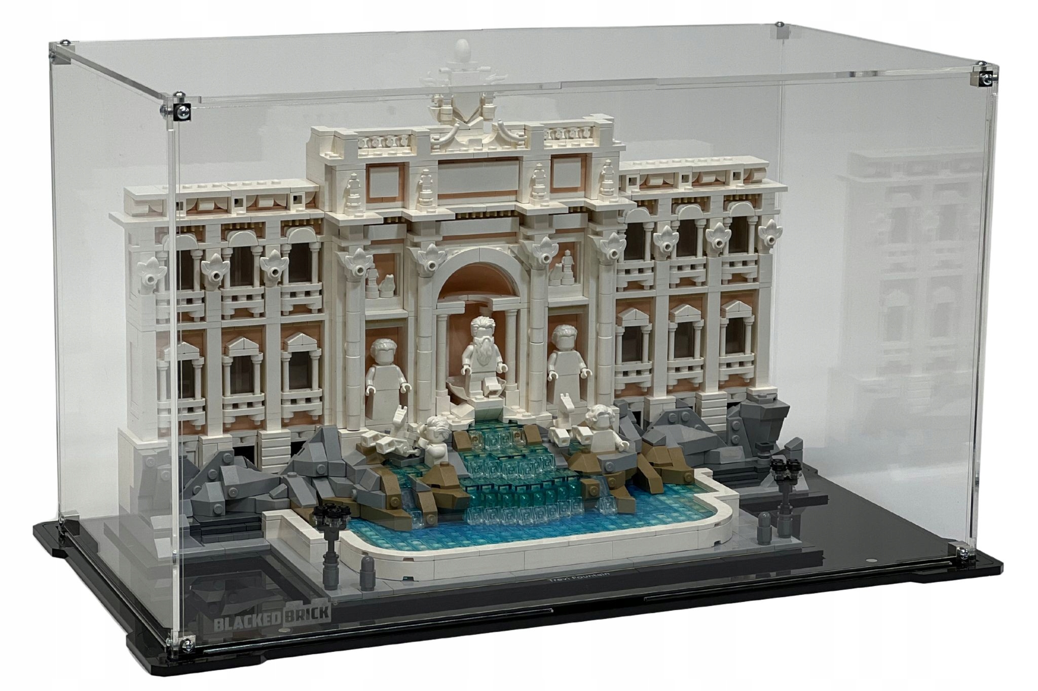 Vitrína Blacked Brick pre Lego 21062 Architecture Fontána di Trevi