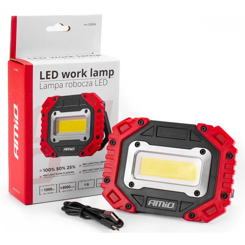 

Lampa Robocza Led 1000LM 4000mAh Aku Naświetlacz