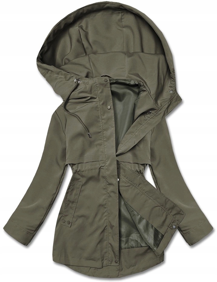 Bunda S Kapucí B8120 Khaki L (40)