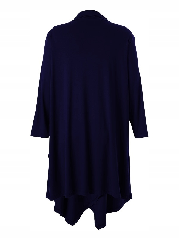 Golfové Studio Tmavě Modrá Asymetrická Viskóza Tunika S868 44