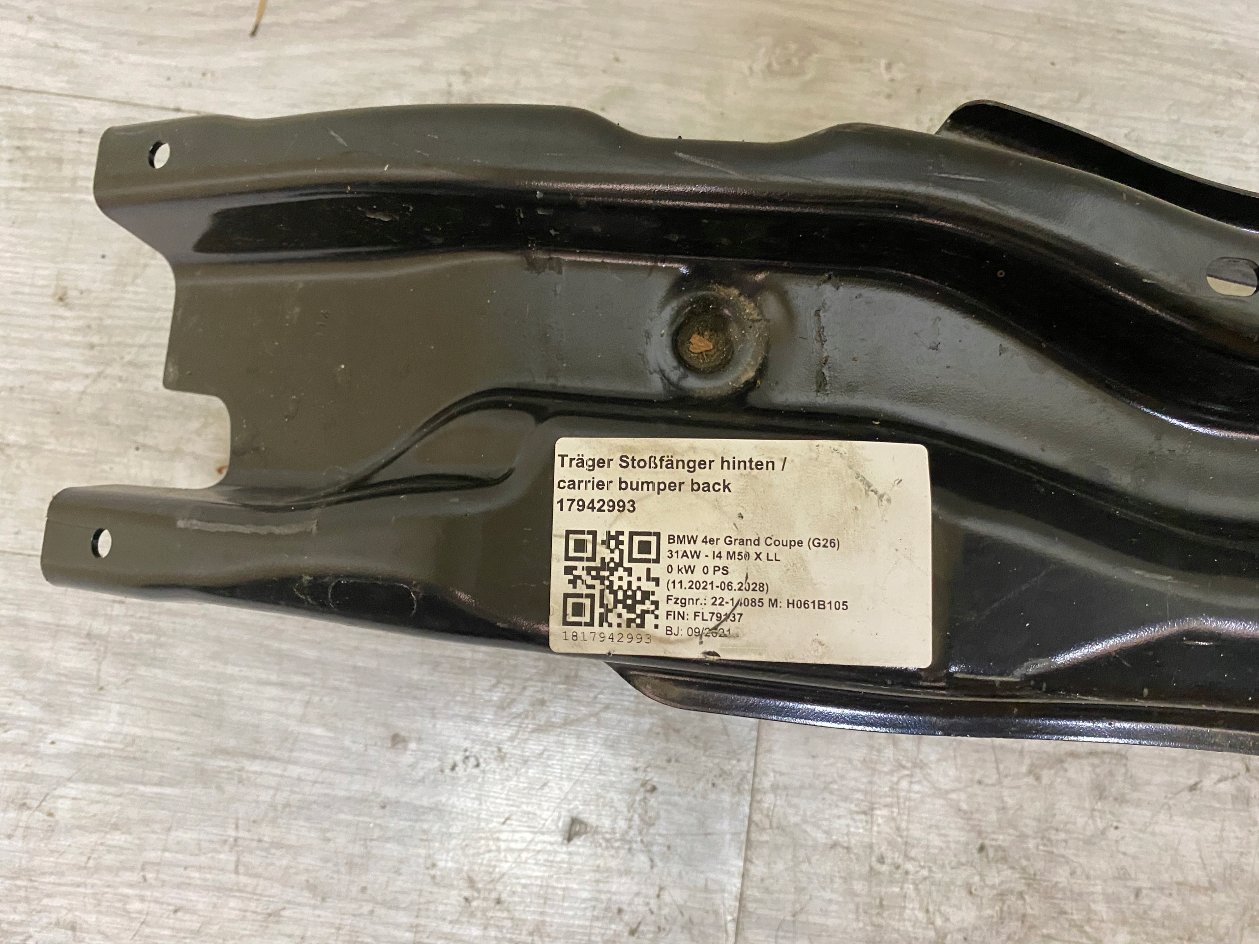 BMW 4 G26 traversa paraurti posteriore