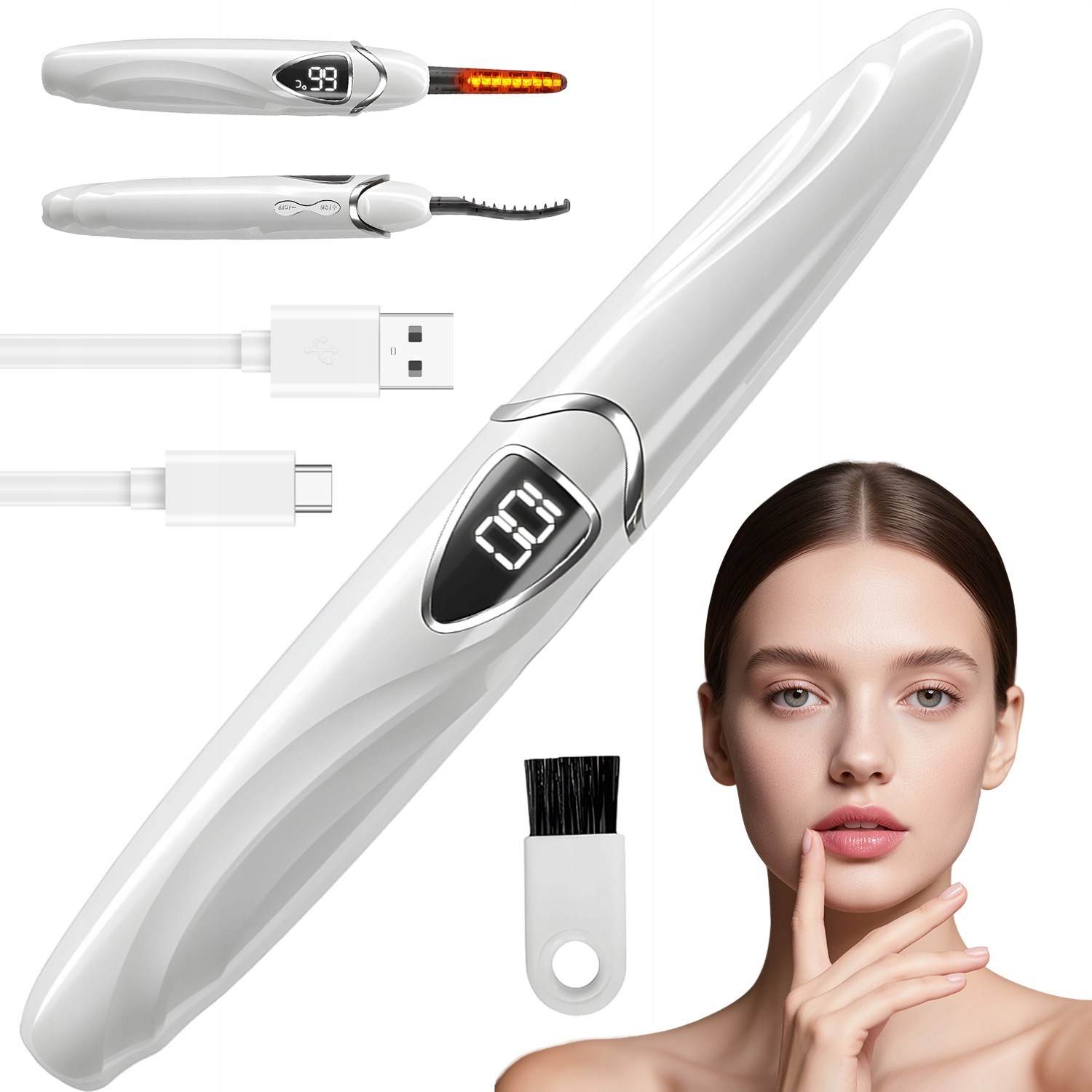 Elektrická Řasenka S Přesnou Kontrolou Teploty 400MAH 60C-90C