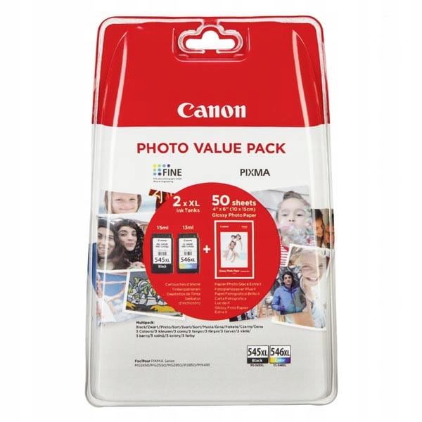 

Komplet tuszy Canon Pg 545XL CL 546XL Multipack