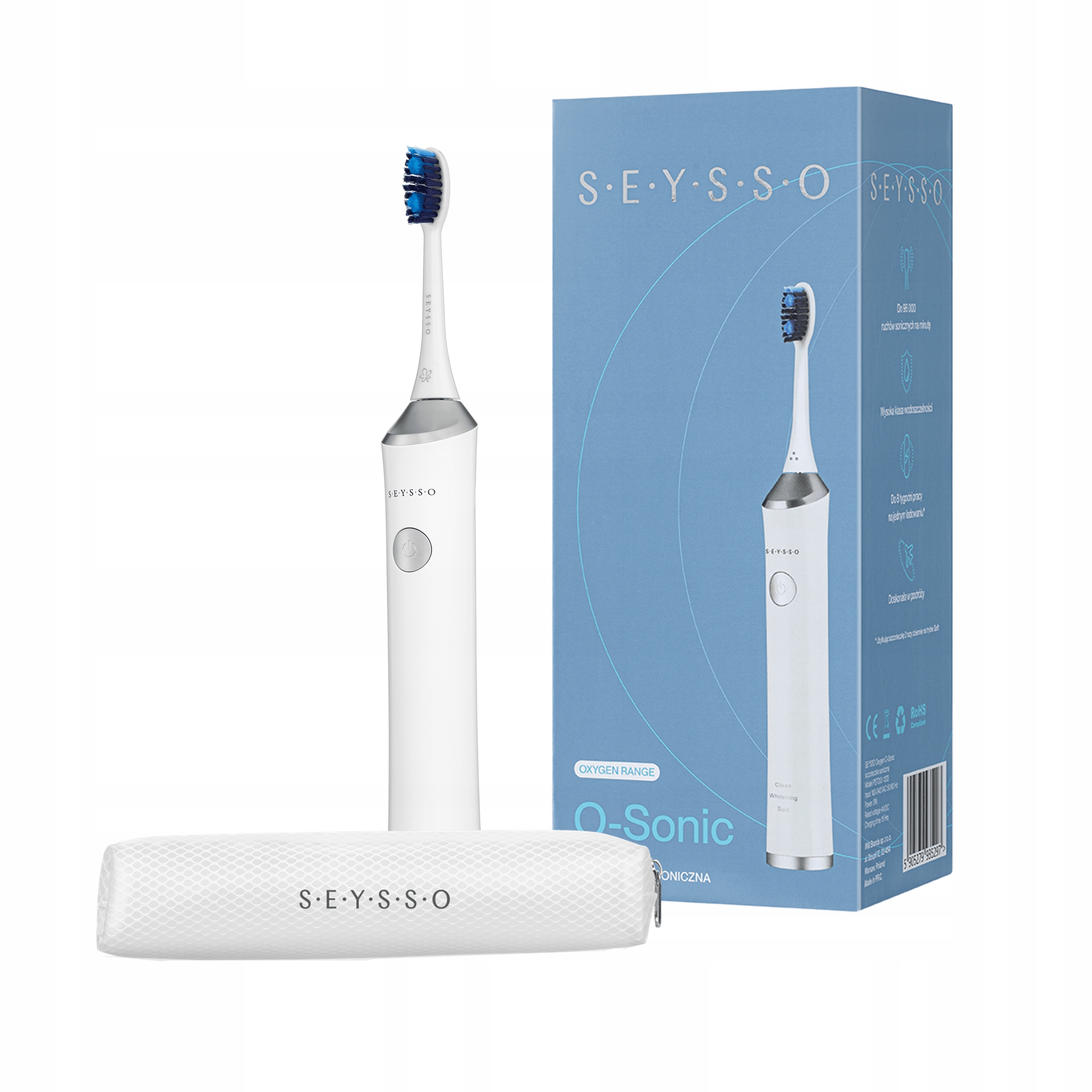 Najszybsza szczoteczka soniczna do zębów Seysso Oxygen O-sonic