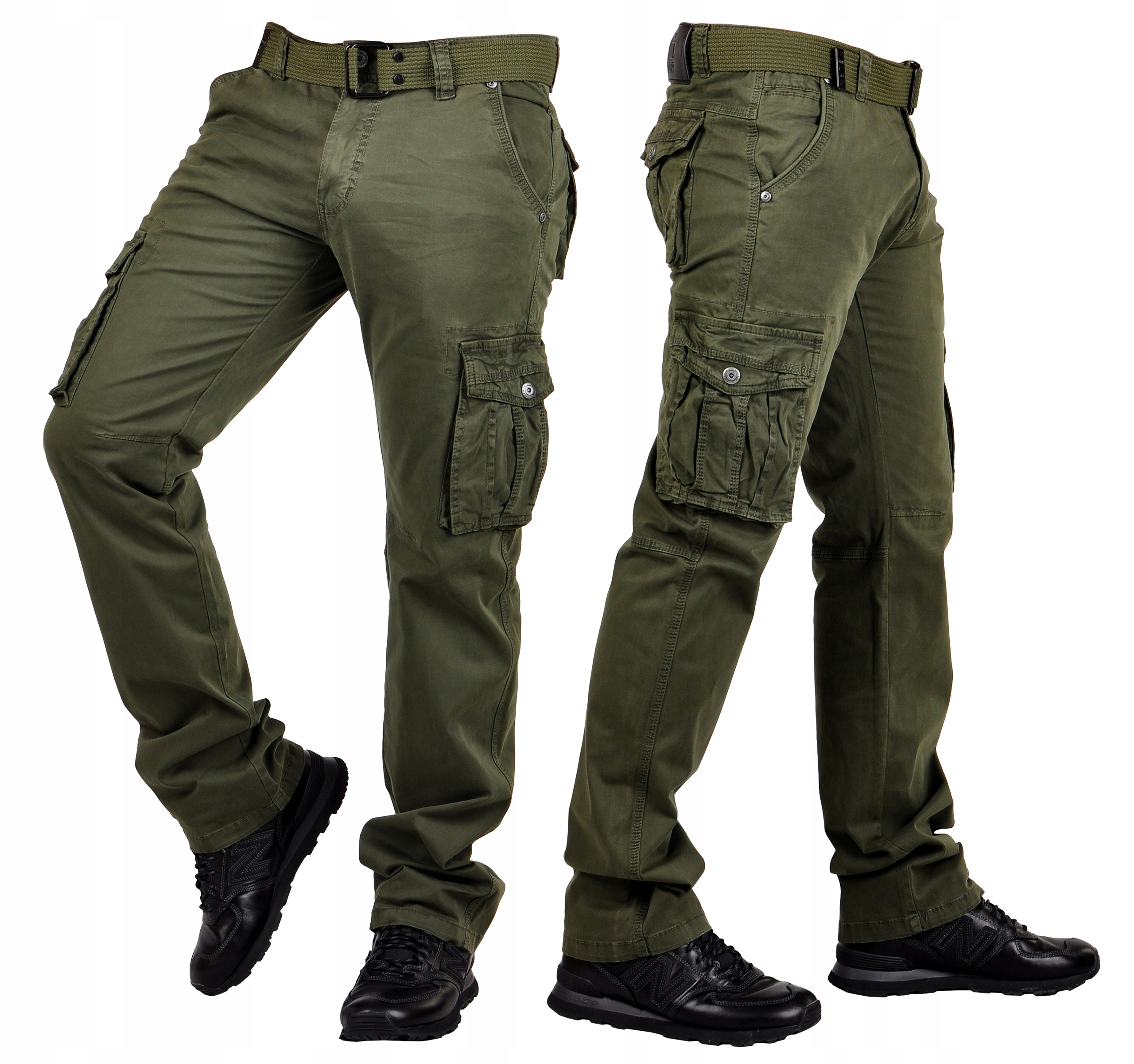 it815-4 roz. 32 Robocze Bojówki Pasek