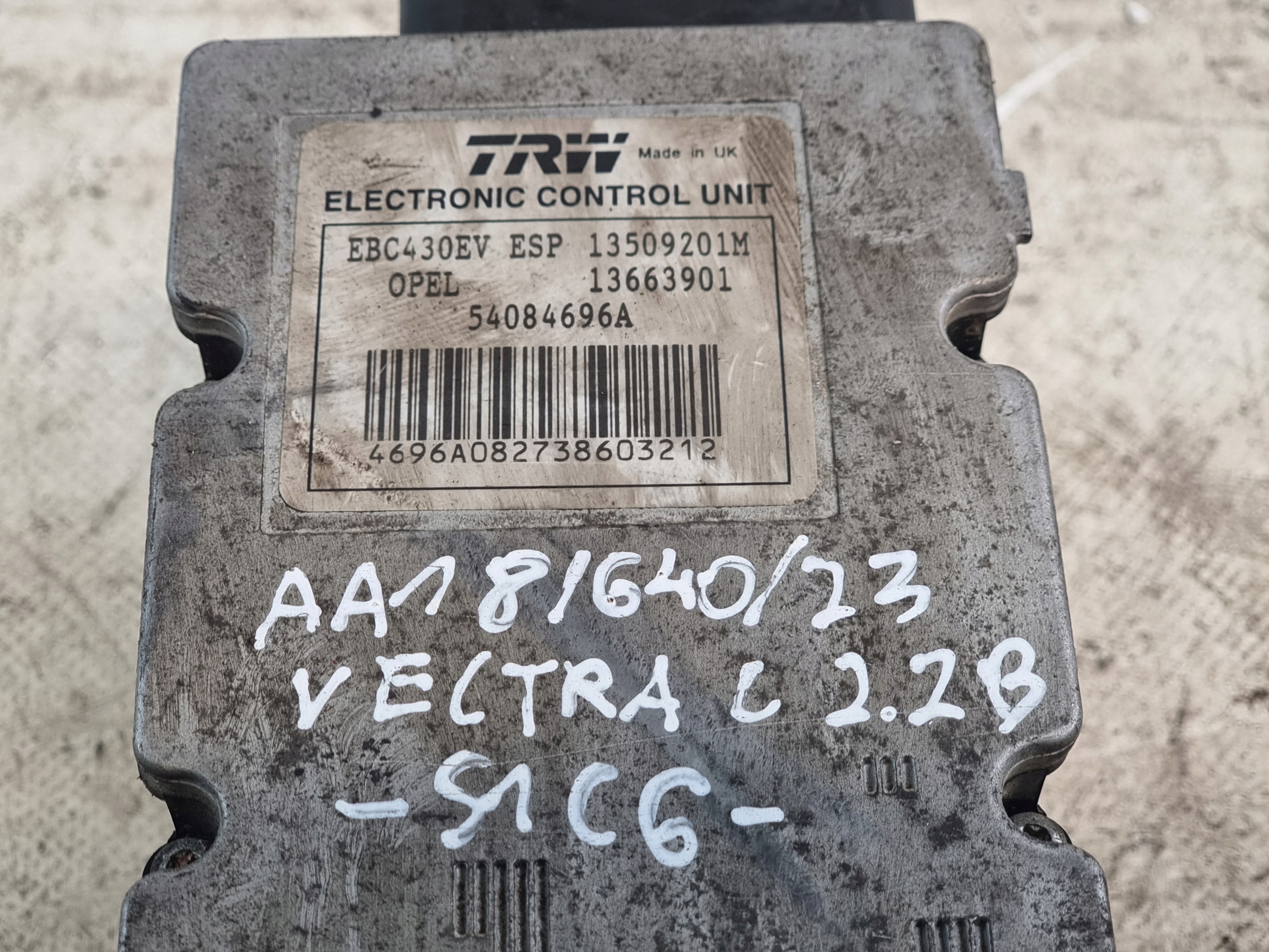 Pompa ABS OE 13663901 OPEL VECTRA C 2.2B 03r
