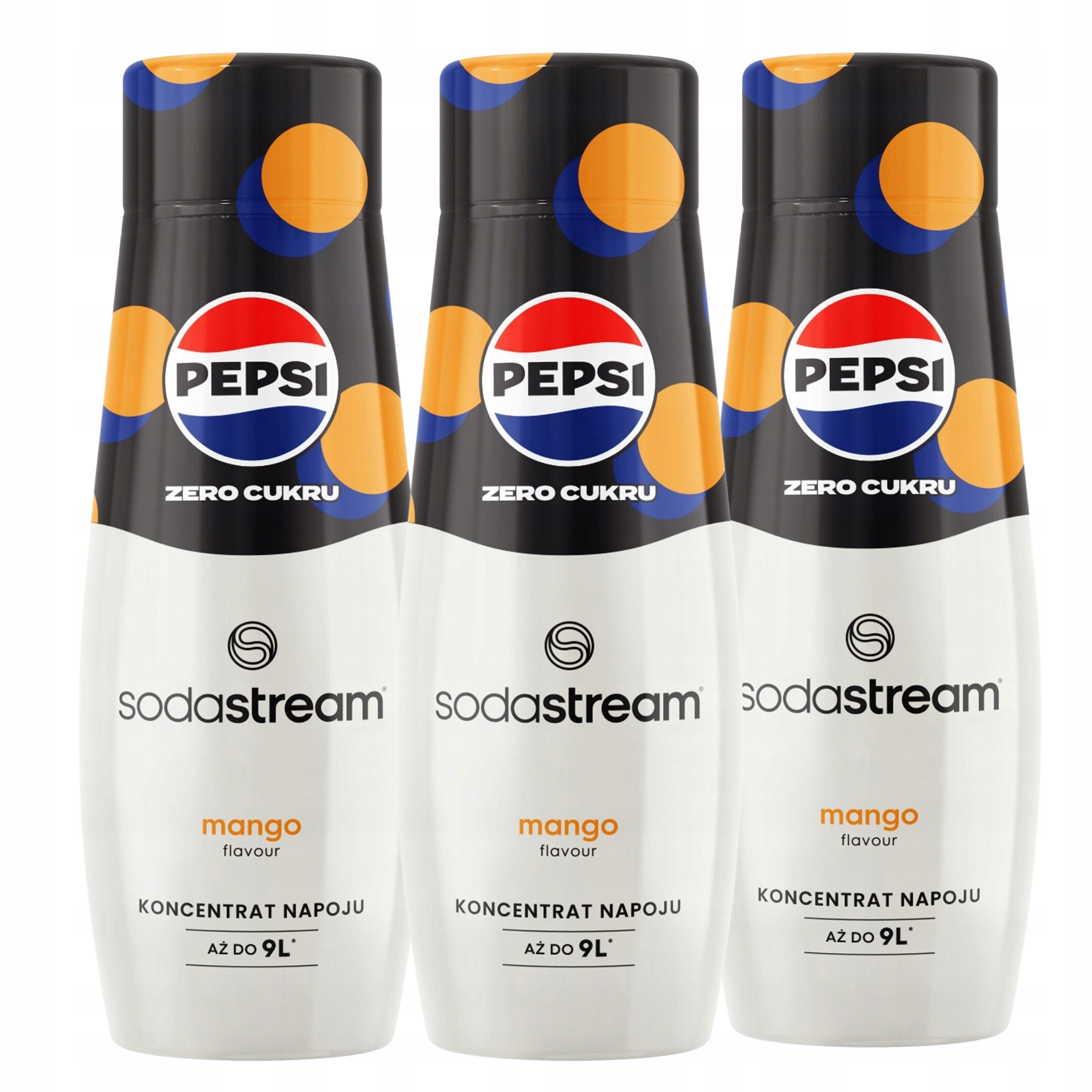 Levně Koncentrát SodaStream Pepsi Max Mango 440 ml – sirup do vody a saturátor x3