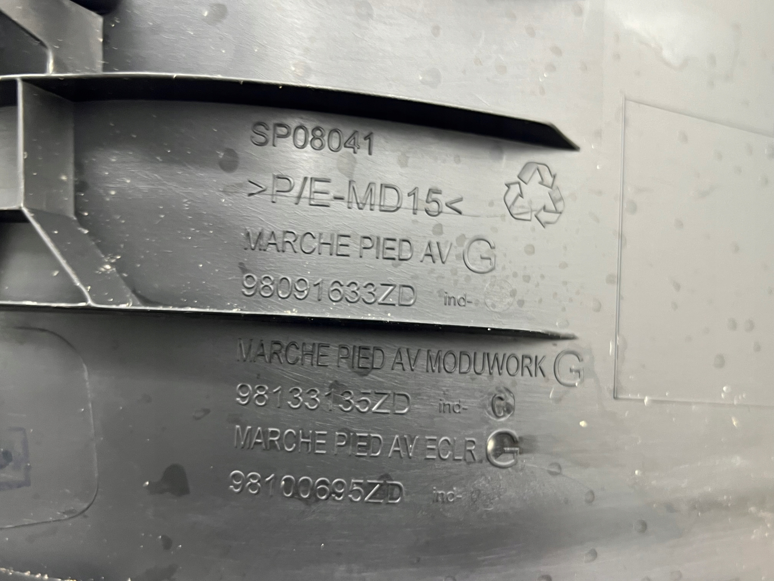 EXPERT III JUMPY SCUDO PROACE II STOPIEN cap threshold threshold left front
