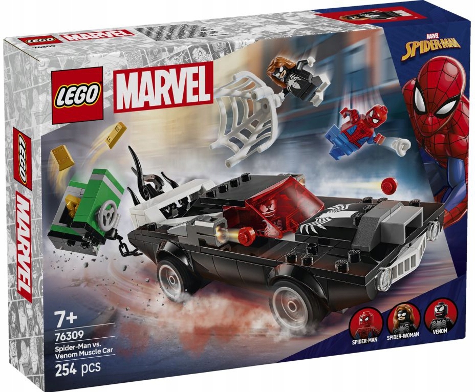 76309 Lego Heroes Spider-Man kontra muscle car Venoma