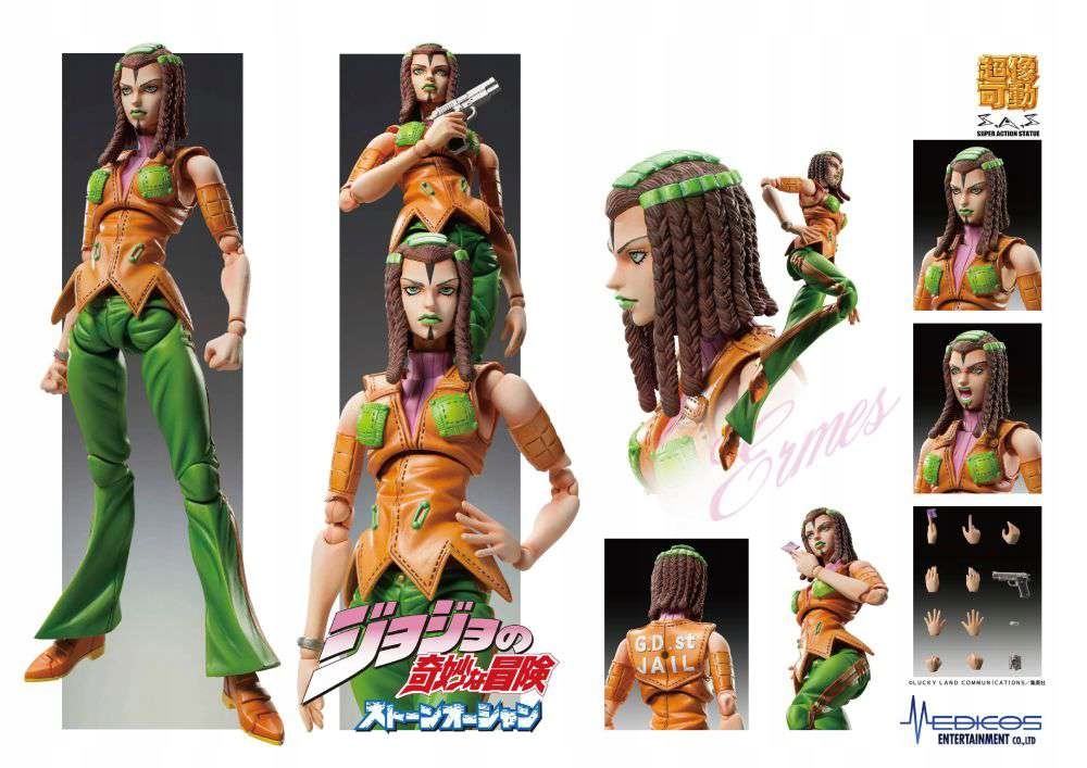 Jojo Part 6 Ermes Costello Figurka Chozokado 15 cm