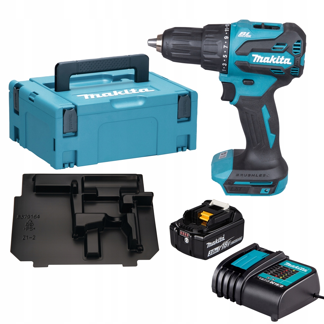 MAKITA DHP490SF1J WIERTARKO WKRĘTARKA UDAROWA 18V 65Nm MAKITA