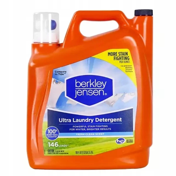 Levně Gel na praní tkanin 146 Praní Univerzální Berkley Jensen Ultra 5,79 l