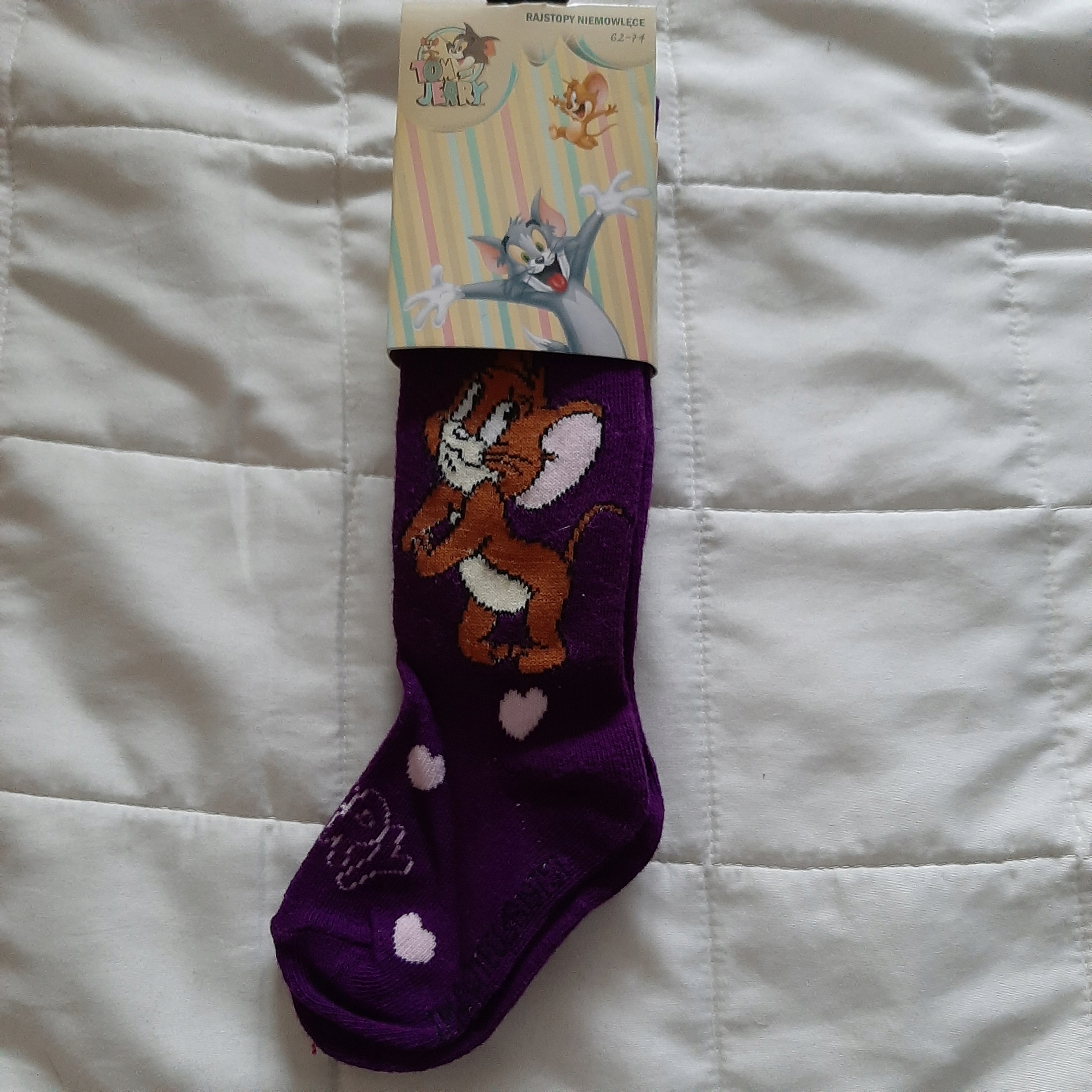 

nowe rajstopy Tom & Jerry rozmiar 62-74 cm