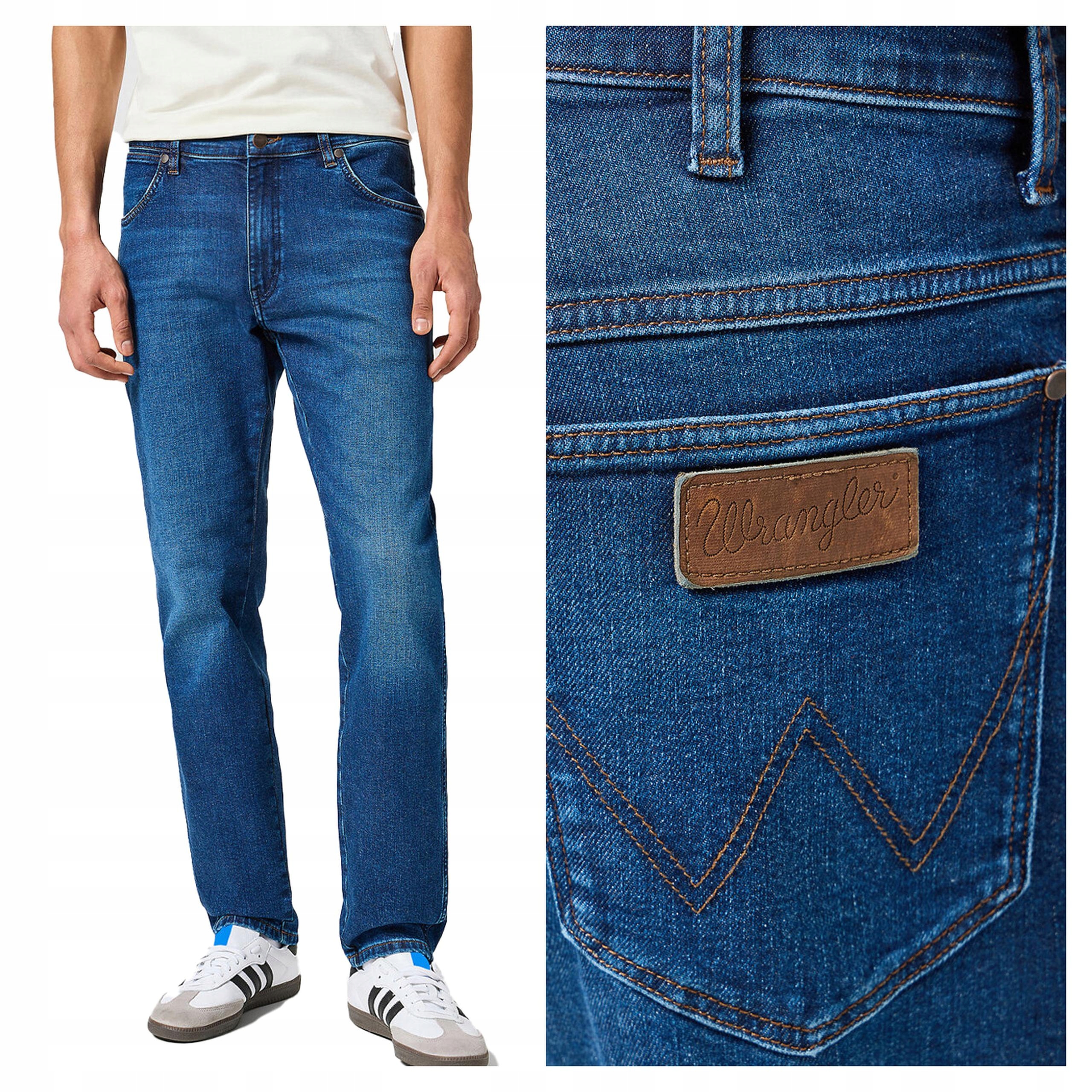 Wrangler River W31 L34 Pánské džínové kalhoty džíny Jednoduché