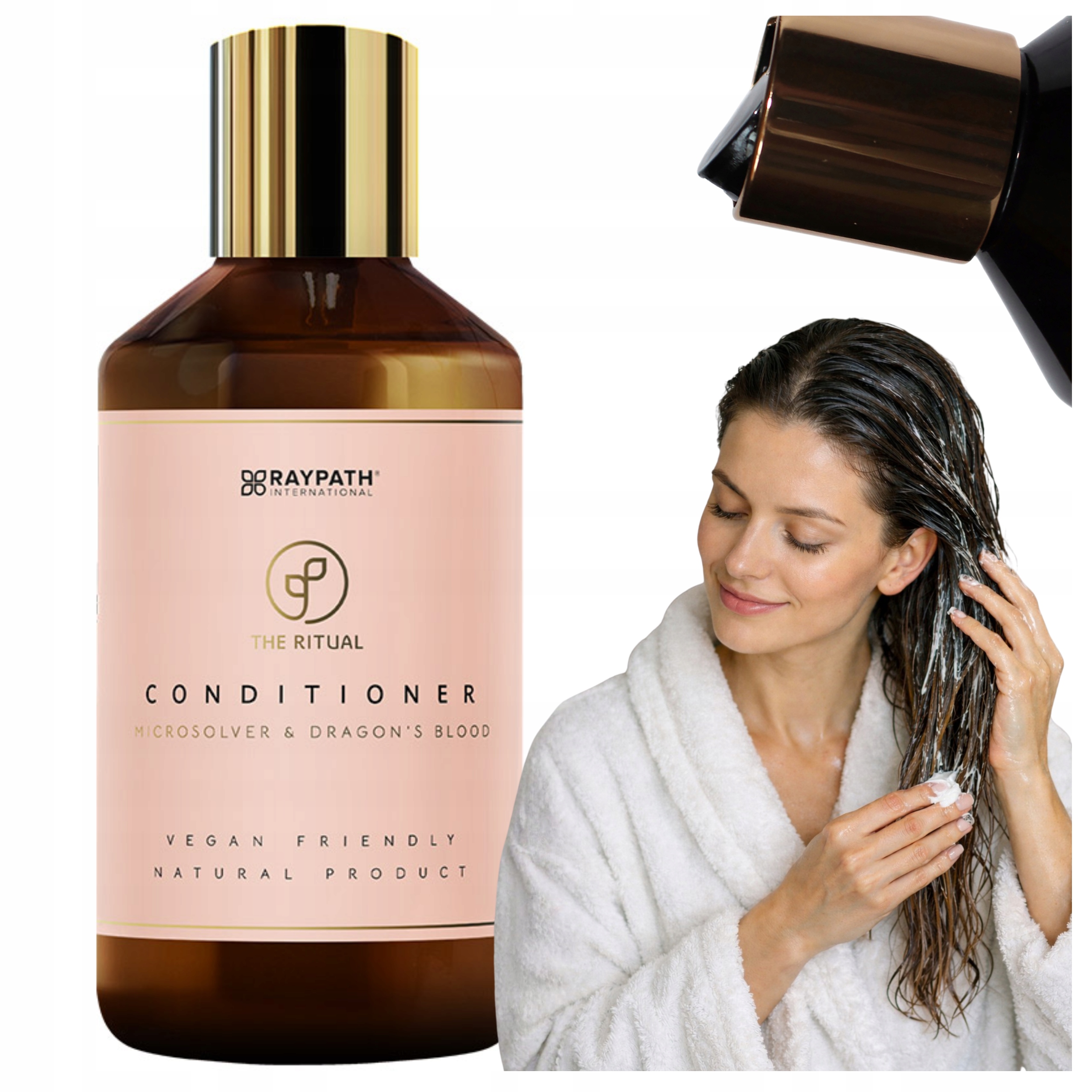 Raypath Hydratační kondicionér na vlasy Dragon's Blood 300 ml Nanostříbro