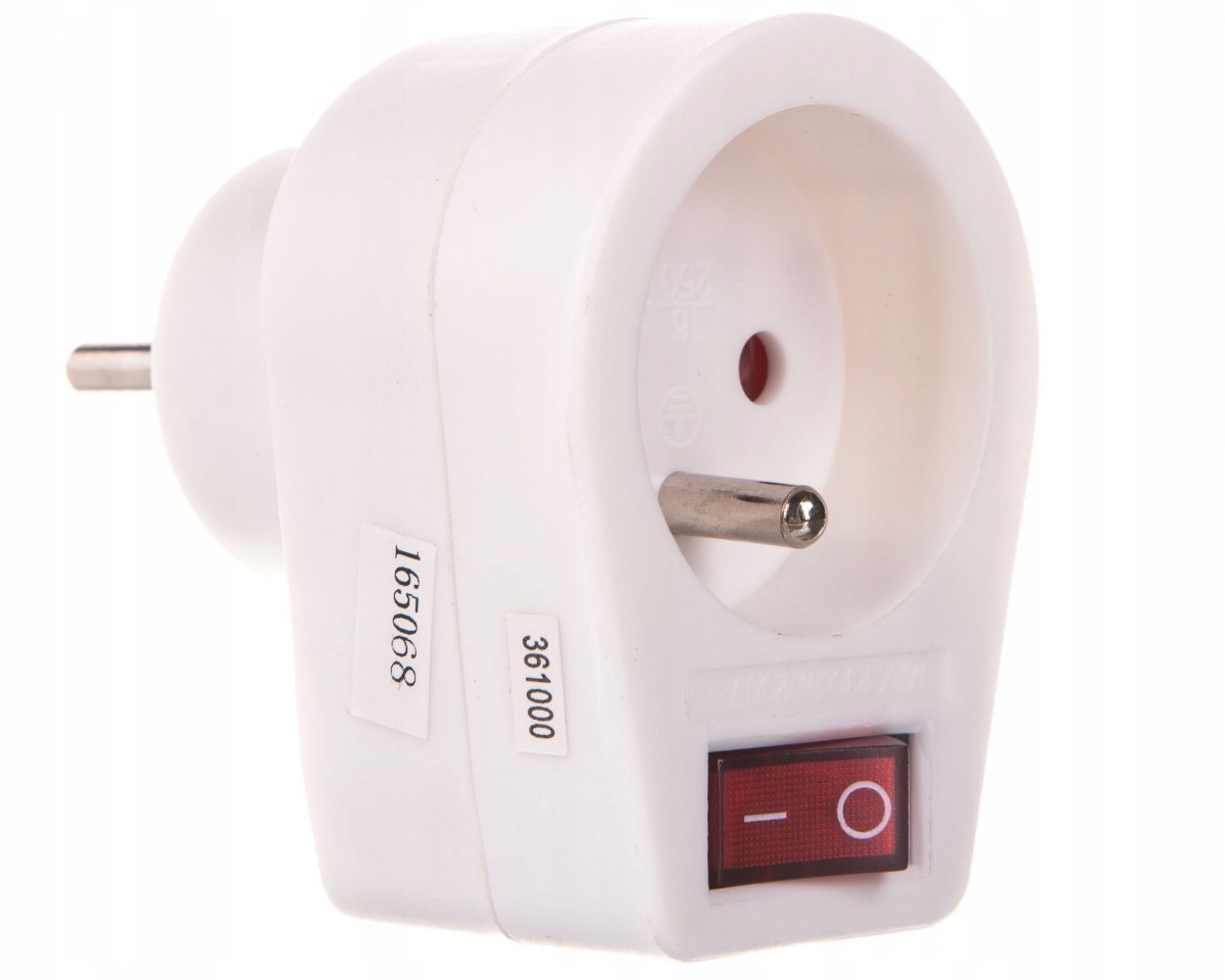 

Wtyczka-gniazdo Z Wyłącznikiem 10/16A 250V 2P+Z