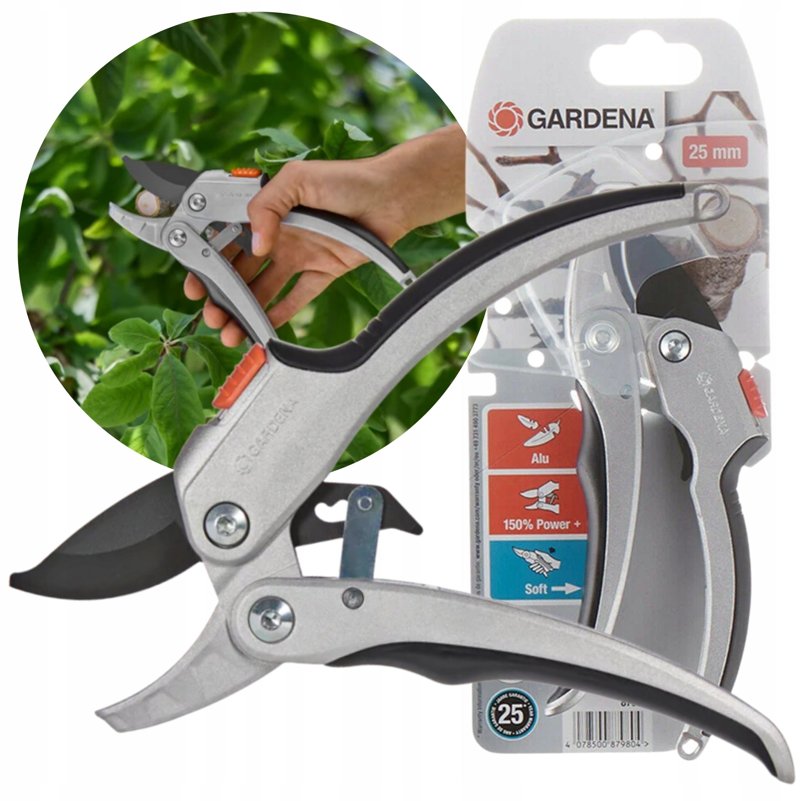 Zahradní Nůžky Kovadlový SmartCut Gardena 8798-20