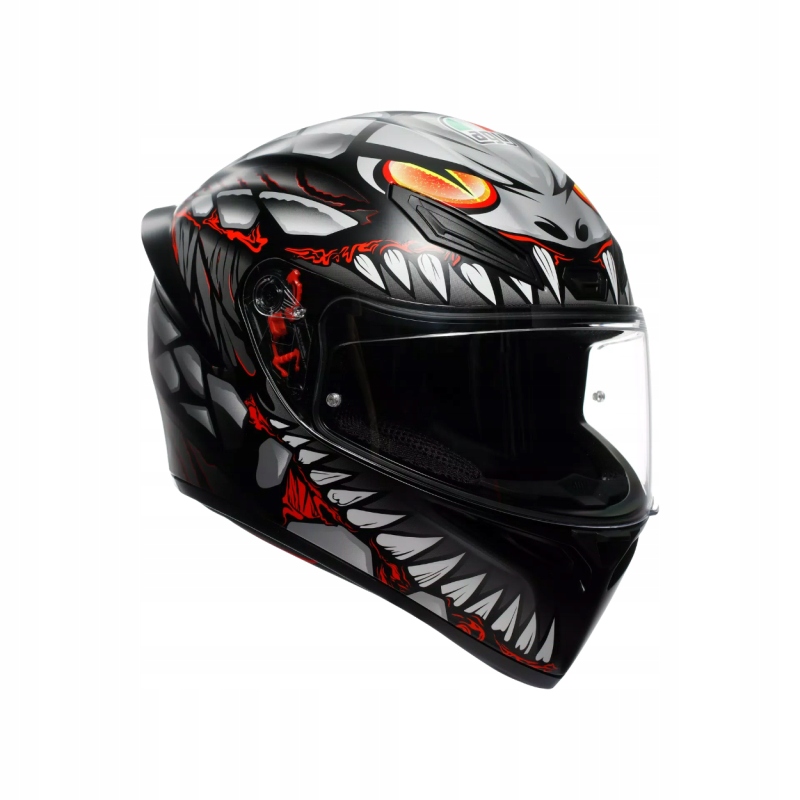 Integrálna prilba Agv Agv K1 S Lyzard Matt čierna/šedá/červená S