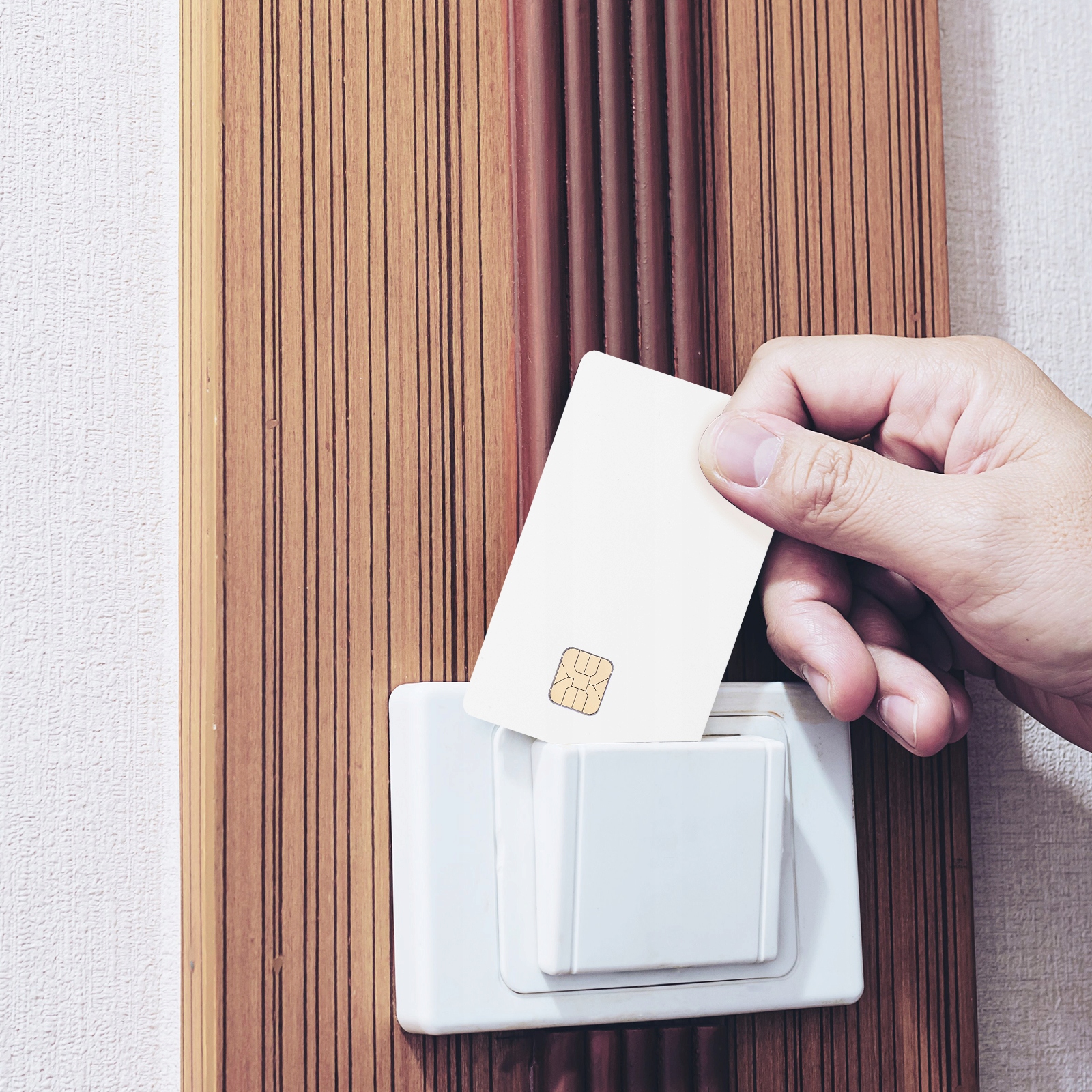 KARTY CHIPOWE białe puste PCV do kontroli dostępu programowego | 10 szt. Marka bez marki