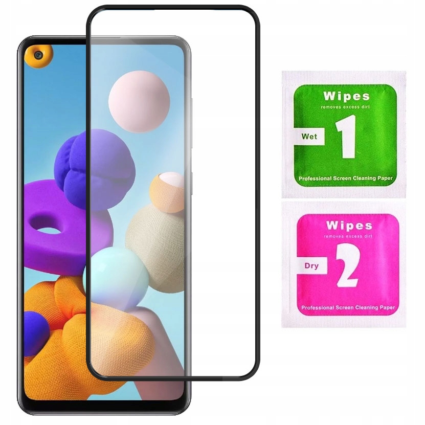 

Szkło Pełne 5D do Samsung Galaxy A21s Full Glue