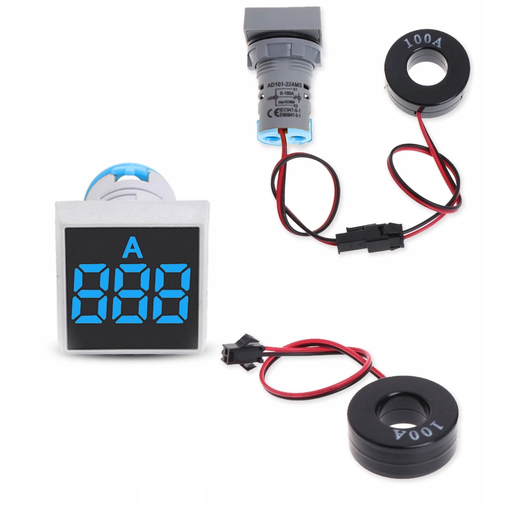 AMPEROMIERZ WOLTOMIERZ CYFROWY TABLICOWY 100A