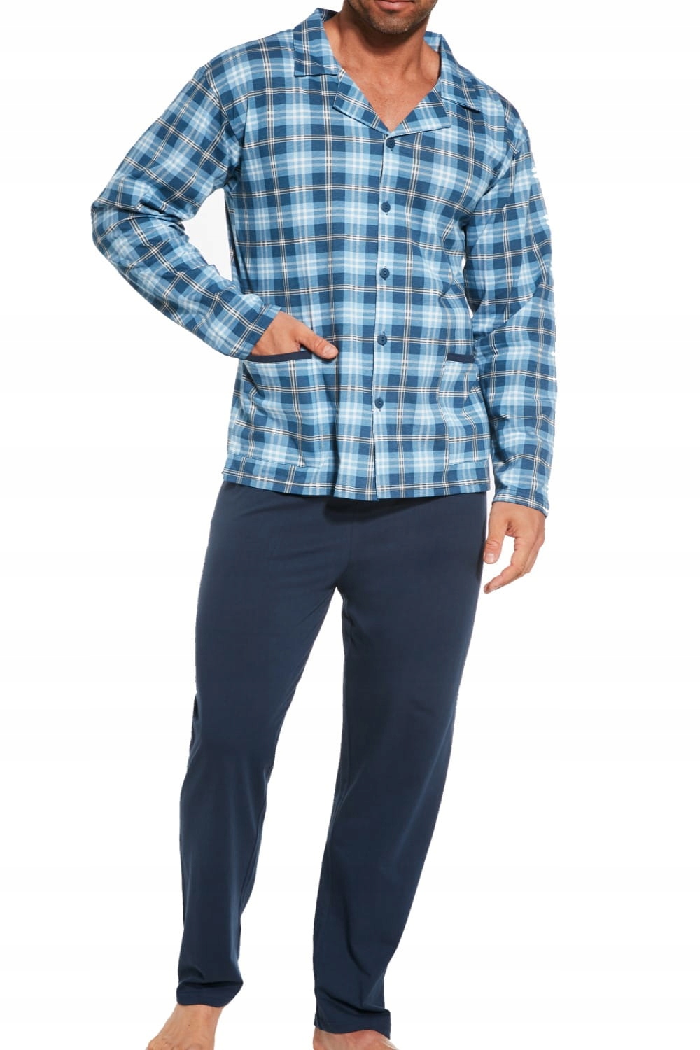 Rozepínací pánské pyžamo Cornette 114/63 [2XL]