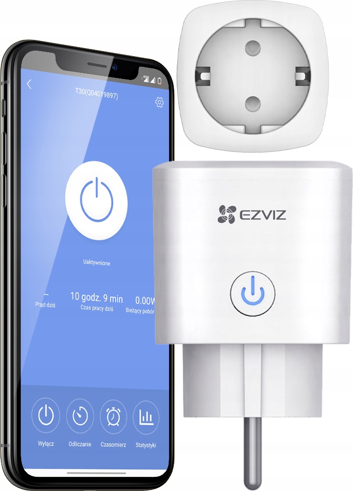 

Smart Inteligentne gniazdko Wifi Ezviz Aplikacja