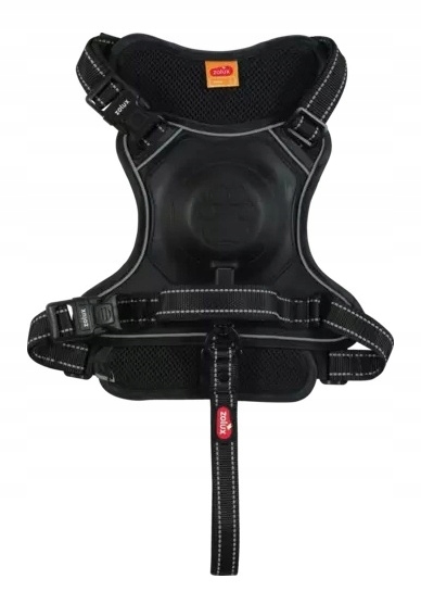 Postroj pro psa s vestavěným automatickým vodítkem Zolux Easyride XL černý