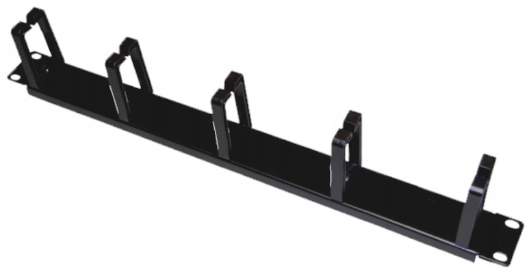 

Organizator organizer uchwyty haczyki Rack 19'' 1U