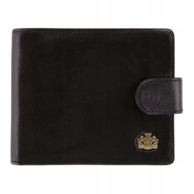 Černá peněženka Wittchen Arizona 10-1-120-1, elegantní z pravé kůže