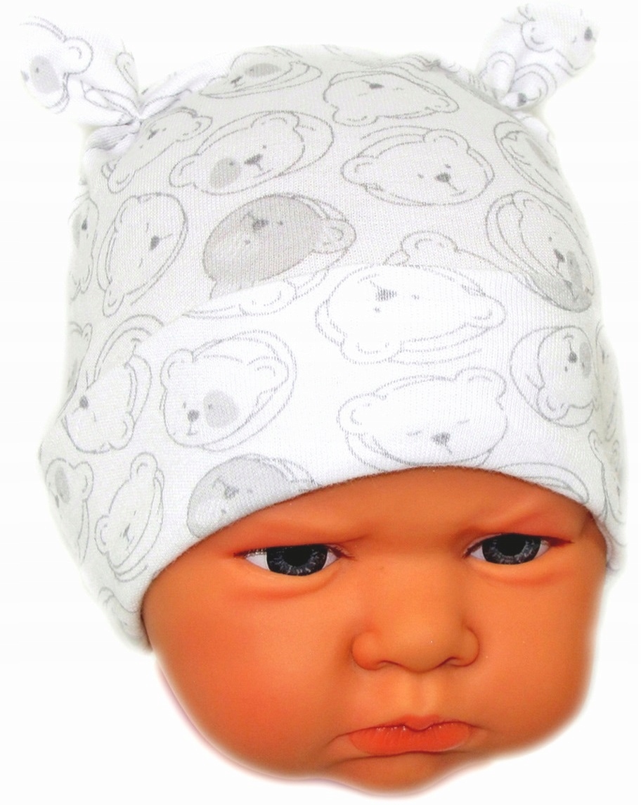 

Czapka Niemowlęca Niewiązana 34-36cm Bear /5/