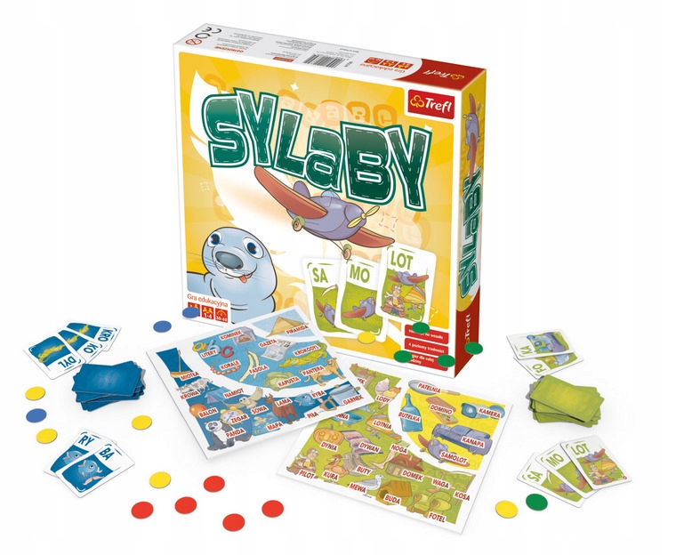 

Trefl Gra Edukacyjna Sylaby 6 Gier Nauka Czytania