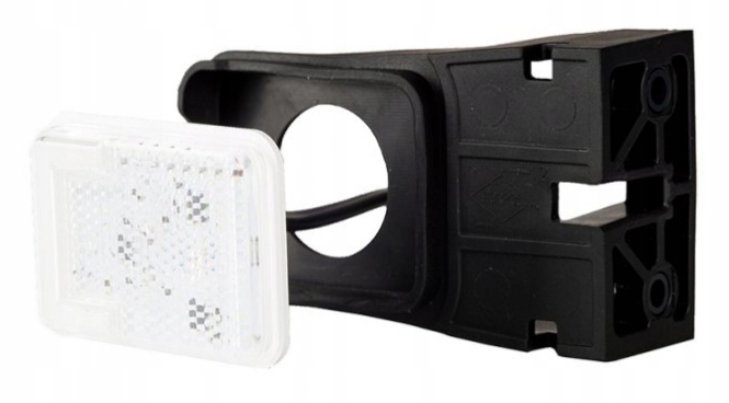 LAMPA OBRYSOWA LED BIAŁA POZYCYJNA PRZYCZEPA Kolor biały