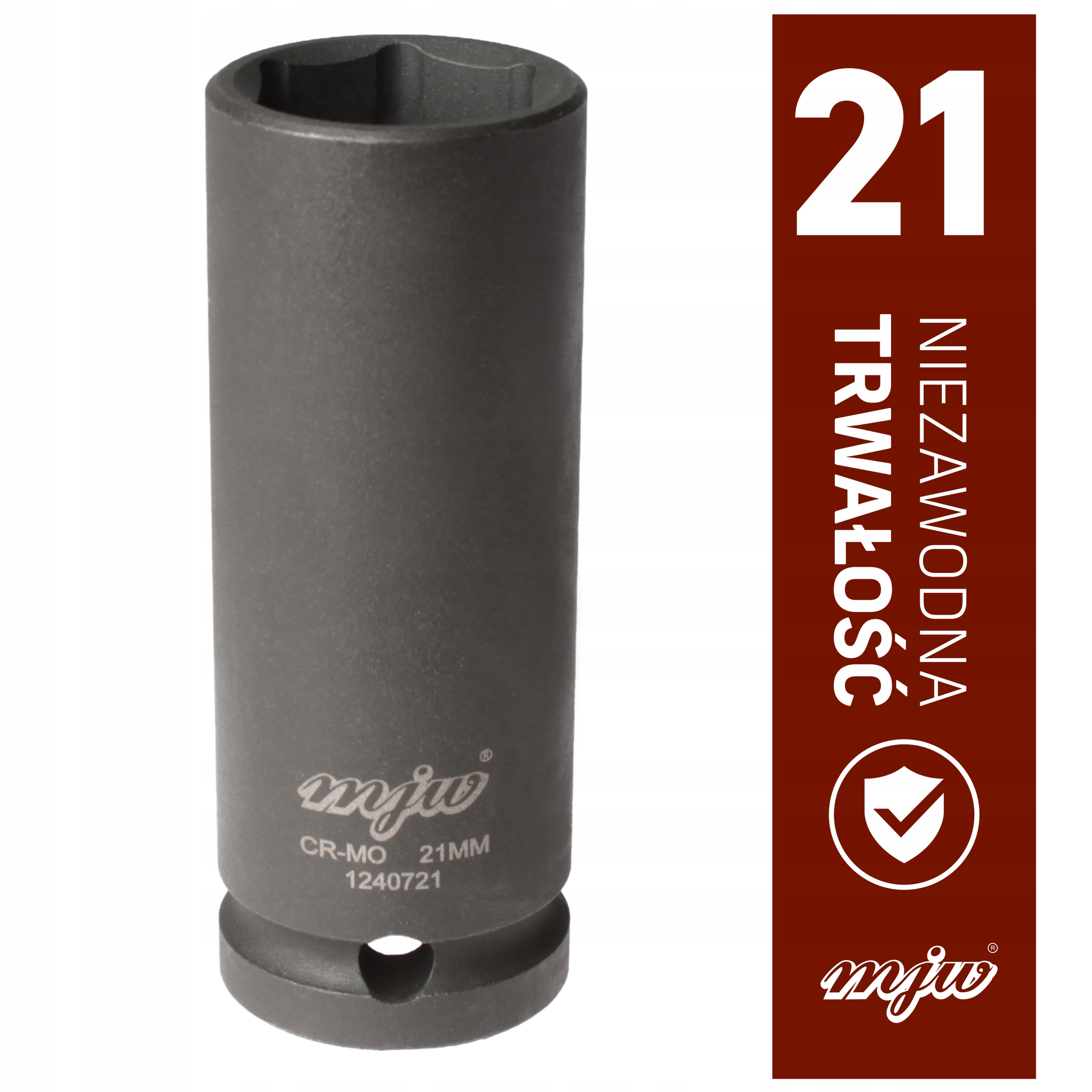

Nasadka udarowa długa 1/2" 6-kąt 21 Mjw