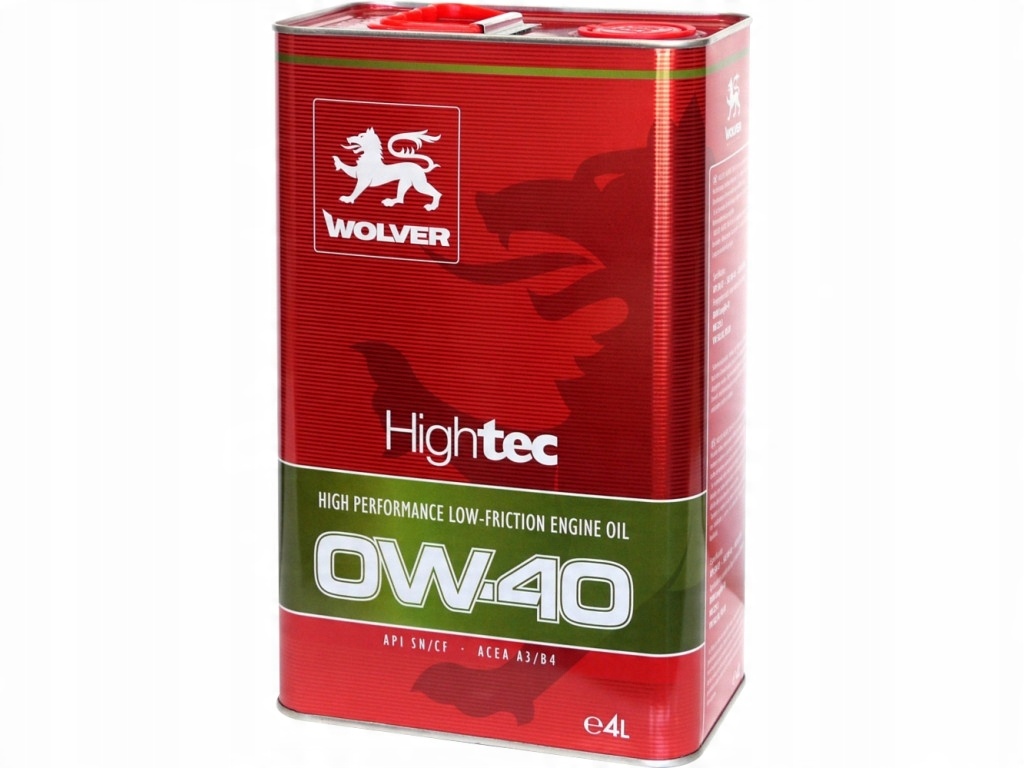 

Olej silnikowy Wolver HighTec 0W-40 4L