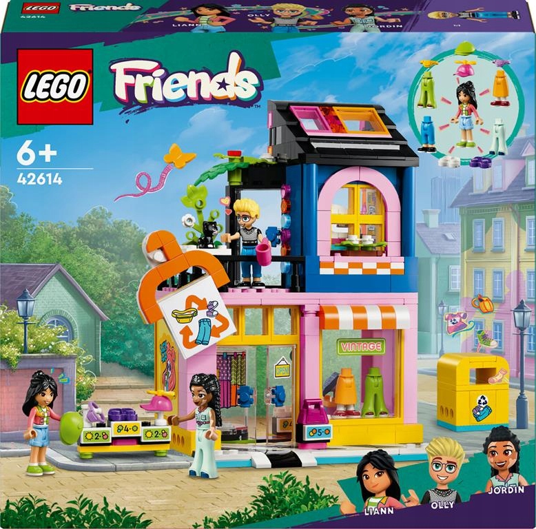 stavebnice Lego Friends Obchod S Použitým Oblečením 42614