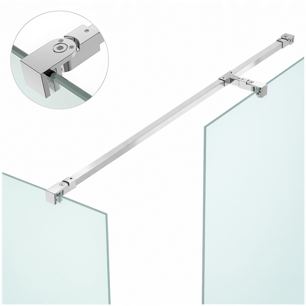 Stabilizátor, Křížový Horní Držák Sprchového Koutu, Sklo 110 CM