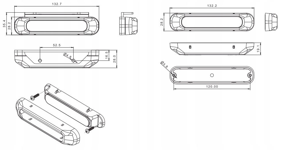 LAMPA LED FT-200 OSTRZEGAWCZA POMOC DROGOWA EAN (GTIN) 5907556012516