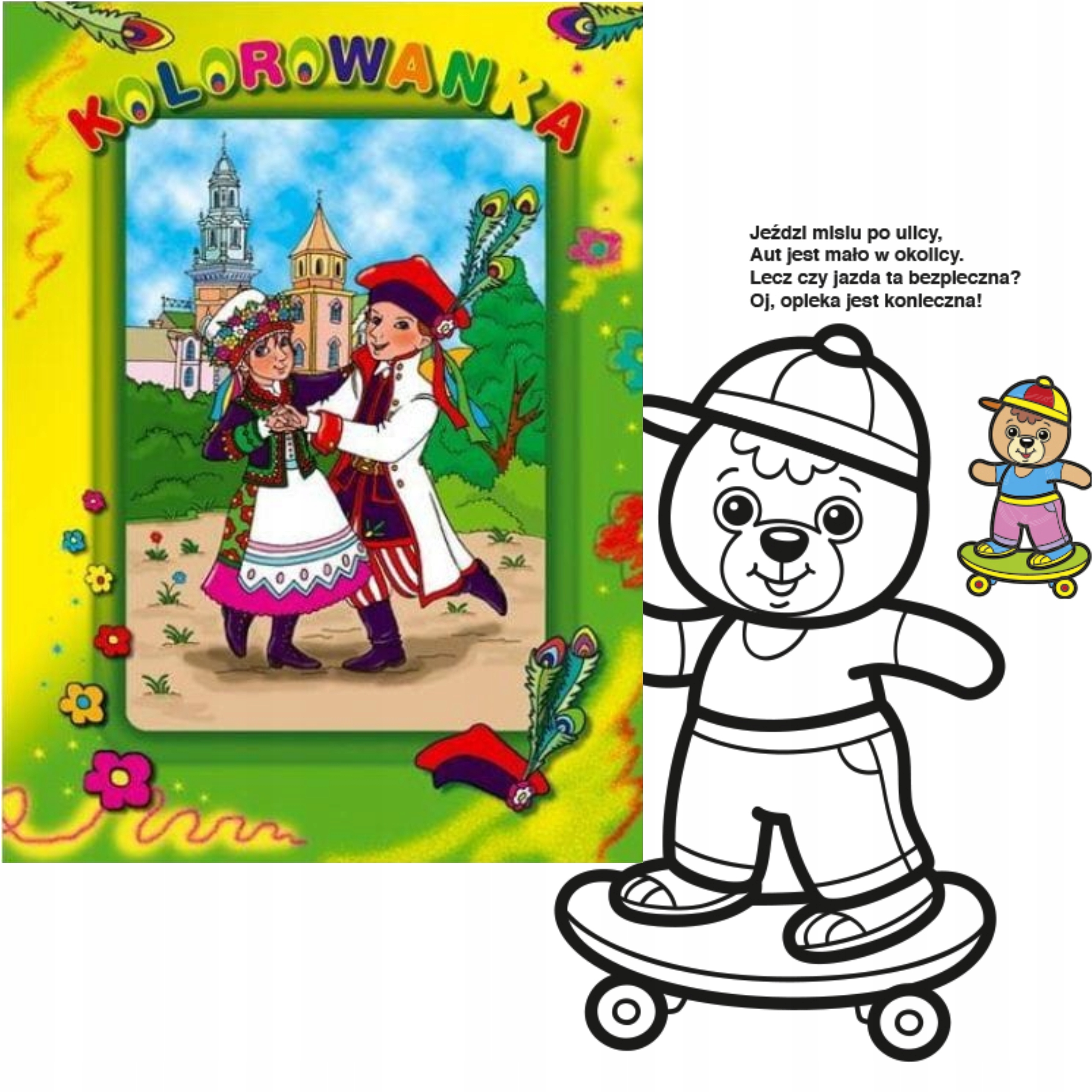 

Kolorowanka dla dzieci Kreska A4