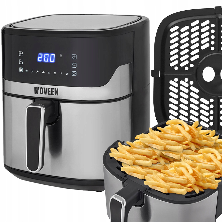 Fritéza Beztuková Fritéza Rapid Air 6,5 L 8 Programov 1600 W AF550
