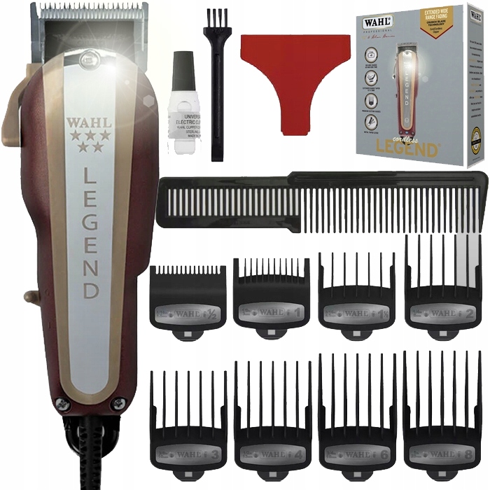 Profesjonalna Maszynka Do Strzyżenia Włosów Wahl 5 Star Legend Nasadki