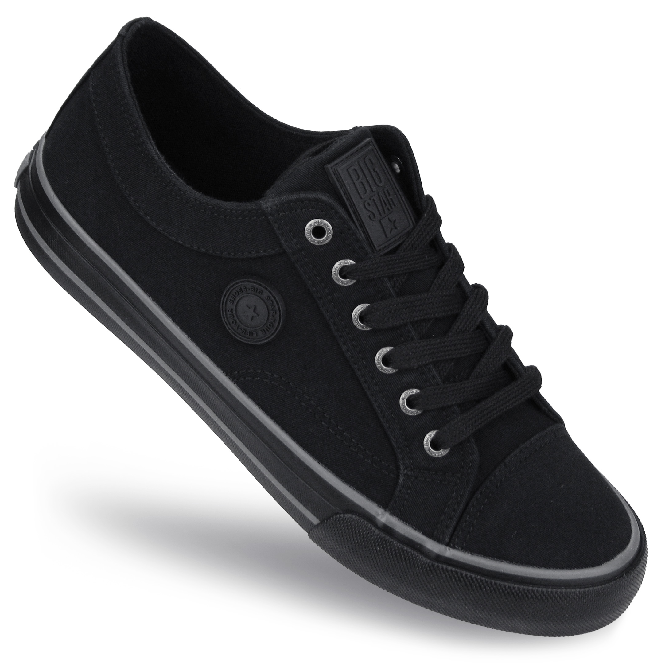 Trampki męskie buty Big Star tenisówki sneakersy czarne niskie RR174338 41