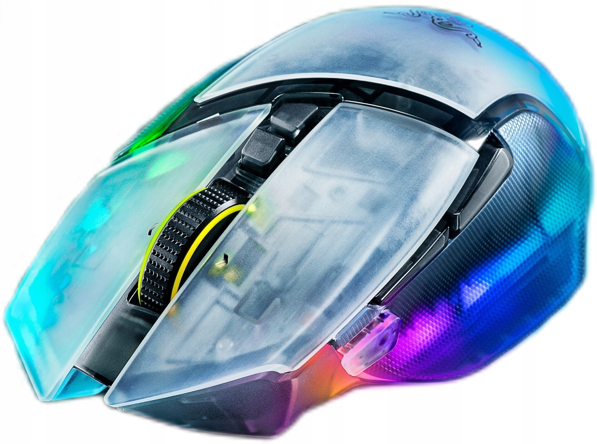 Mysz Razer Basilisk V3 Pro Phantom Biało-przezroczysty