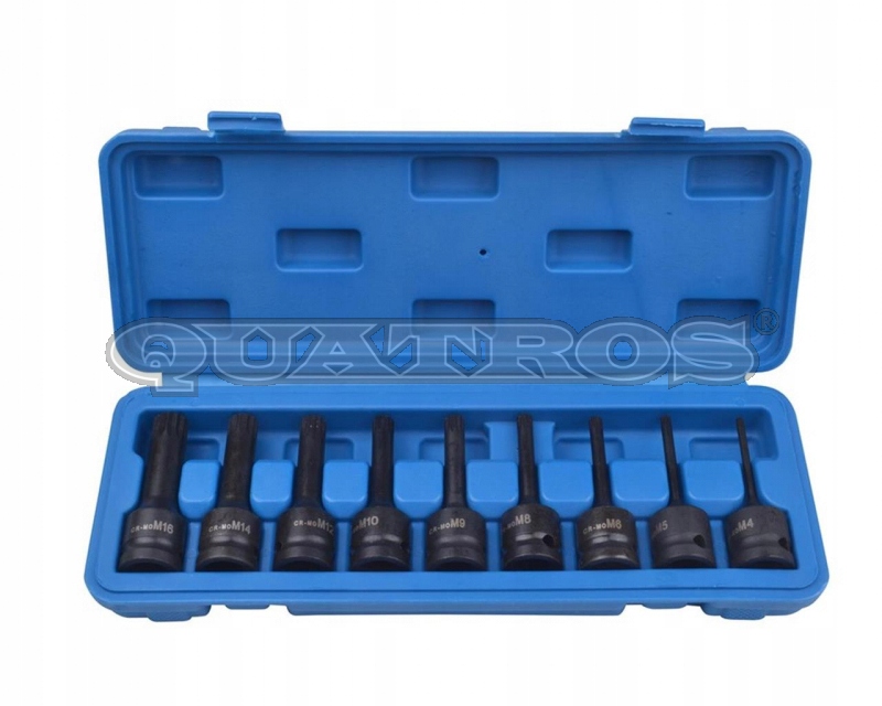 Kpl. kluczy udarowych 1/2" SPLINE M4-M16